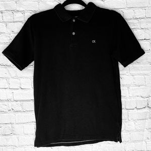 Calvin Klein Jeans black POLO shirt size M10/12